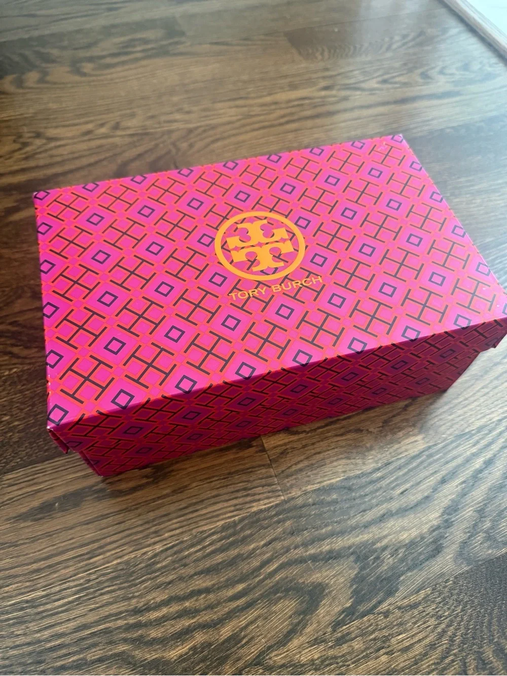 Tory Burch Snake-Print Chain Mule in Gold and Black with Box